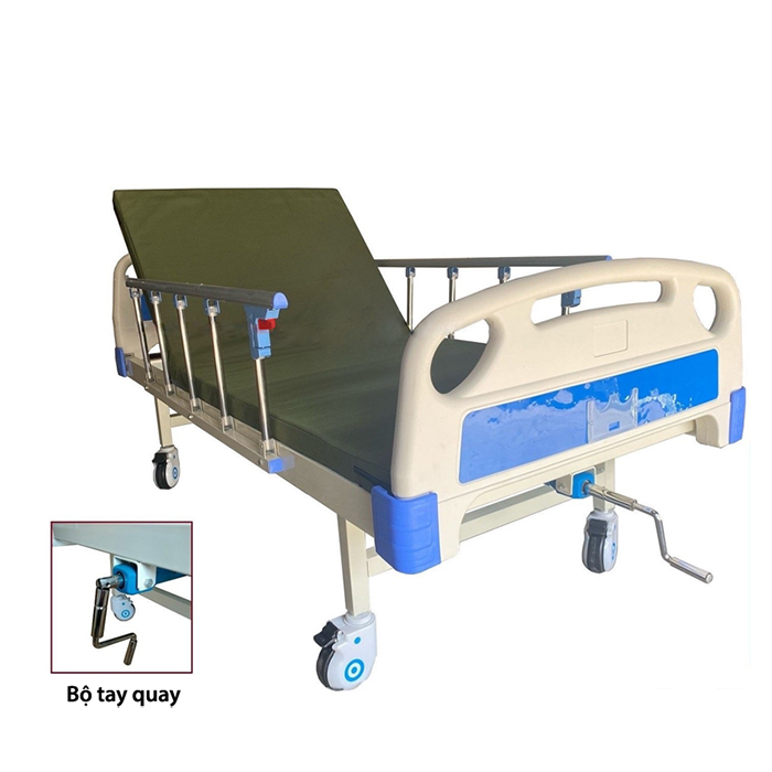  Giường Bệnh Nhân 1 Tay Quay Lucass GB-8E/C1